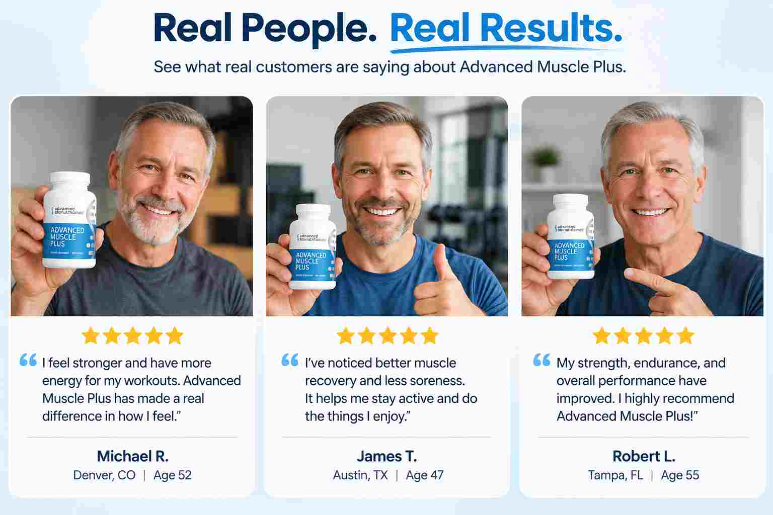 Advanced Muscle Plus Customers