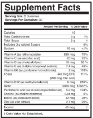 Gelagen supplement facts