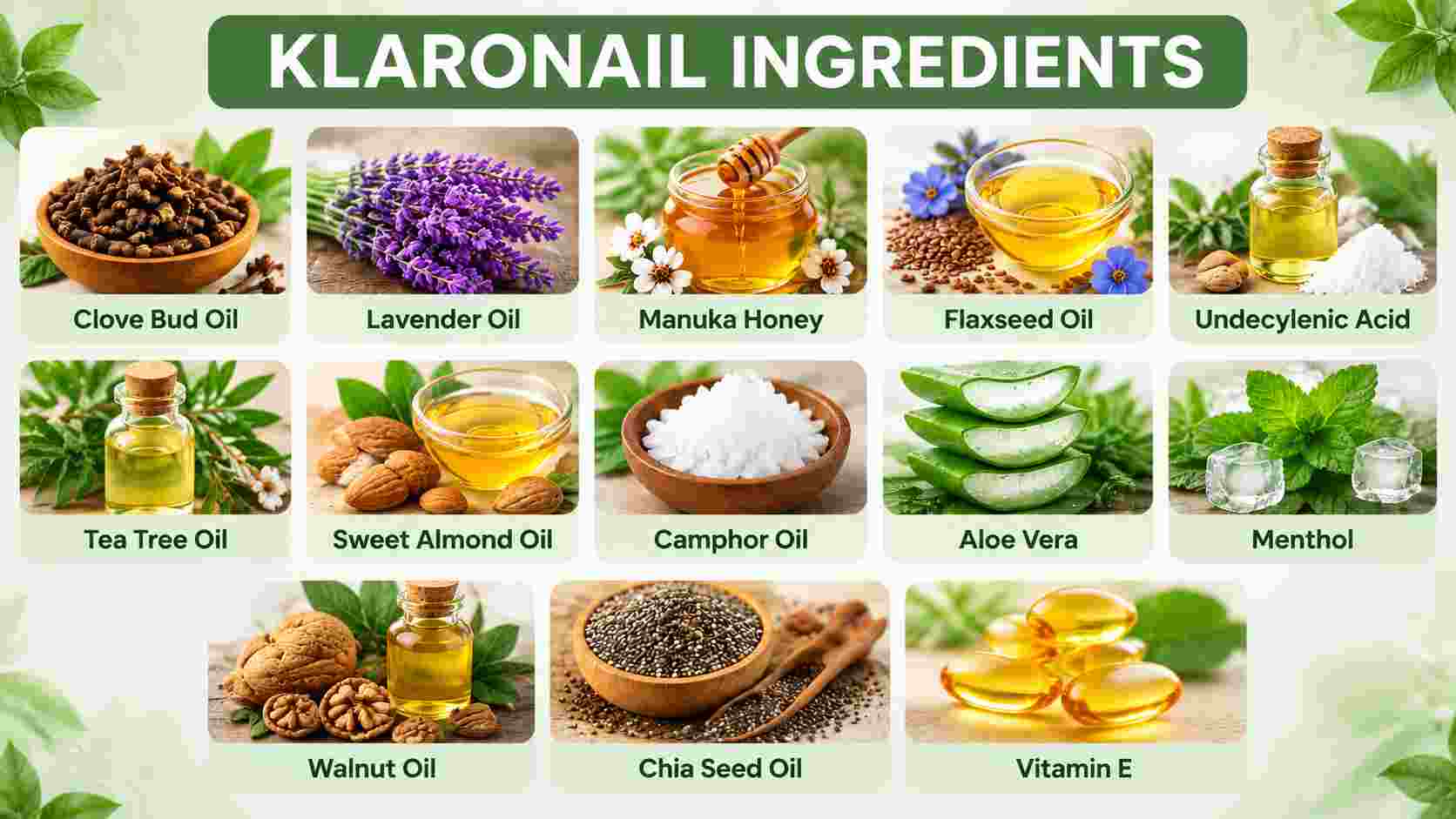KlaroNail Ingredients