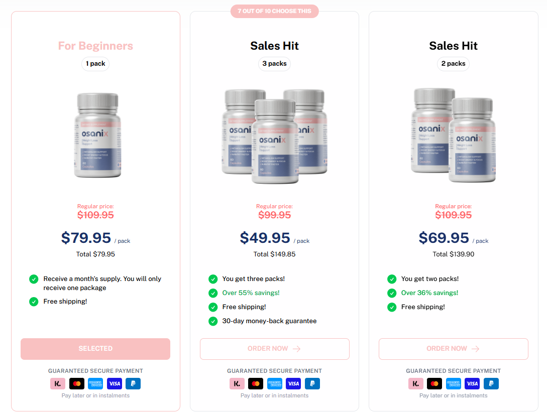 Osanix Price