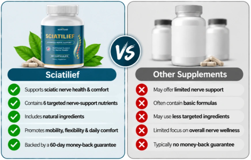 Sciatilief Vs Others