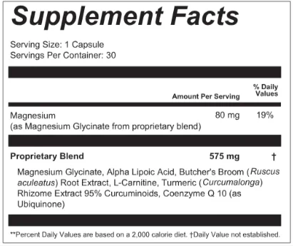 Tinnoril Supplement Facts